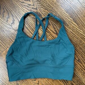 Lululemon ribbed energy, long line sports bra